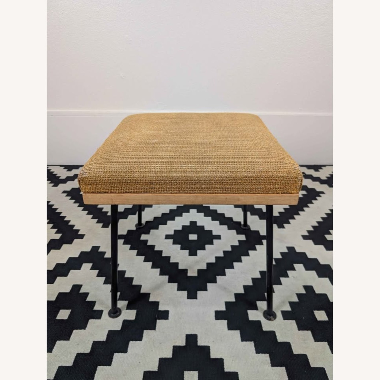 MCM Iron Stool by Raymond Loewy for Mengel - image-2