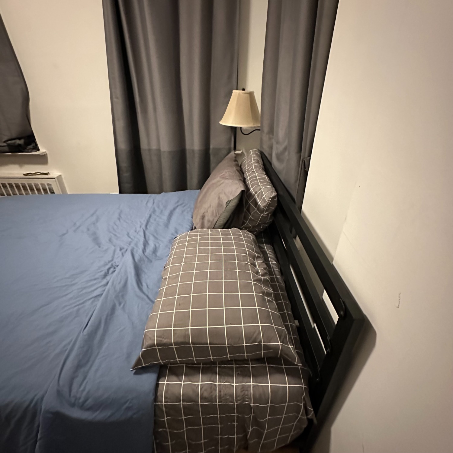 Metal Platform Bed Frame with Headboard - image-3