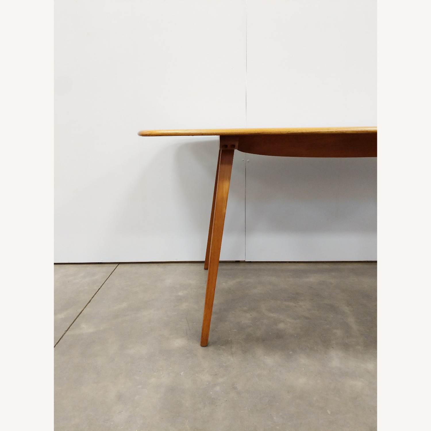Vintage Ercol Mid Century Elm Plank Dining Table - image-5