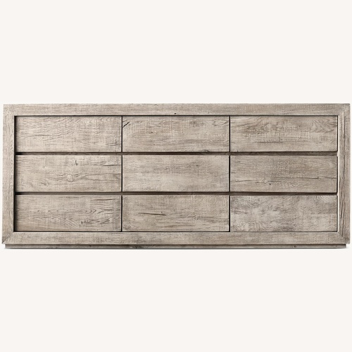 Used Restoration Hardware Reclaimed Oak 9-drawer Dresser for sale on AptDeco