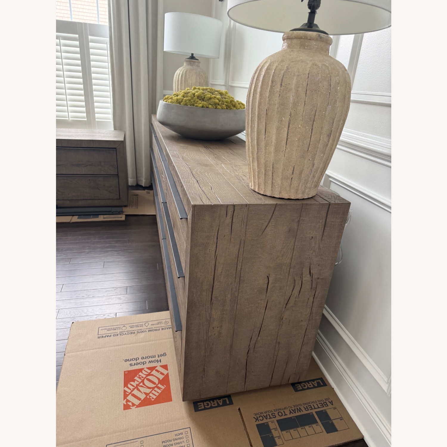 Restoration Hardware Reclaimed Oak 9-drawer Dresser - image-3