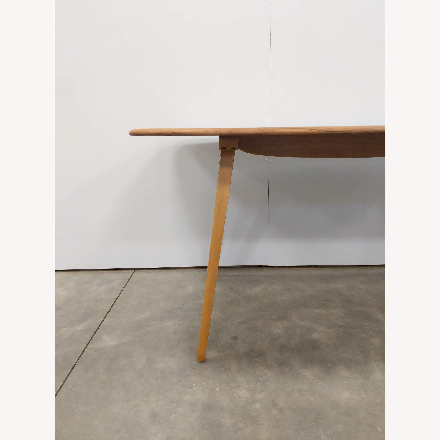 Vintage Ercol Mid Century Elm Plank Dining Table - image-5