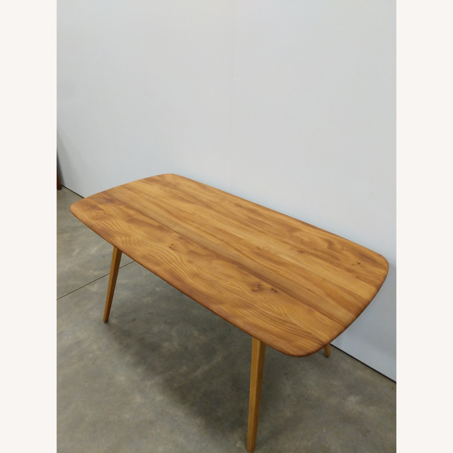 Vintage Ercol Mid Century Elm Plank Dining Table - image-3
