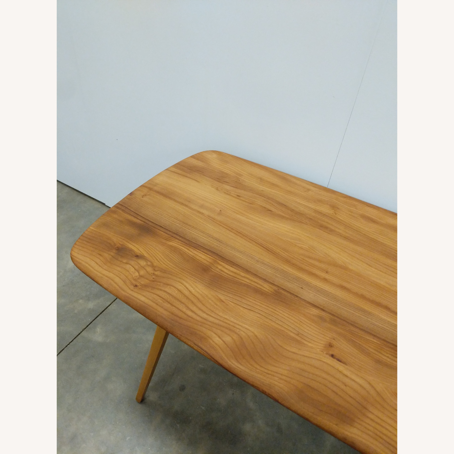 Vintage Ercol Mid Century Elm Plank Dining Table - image-7