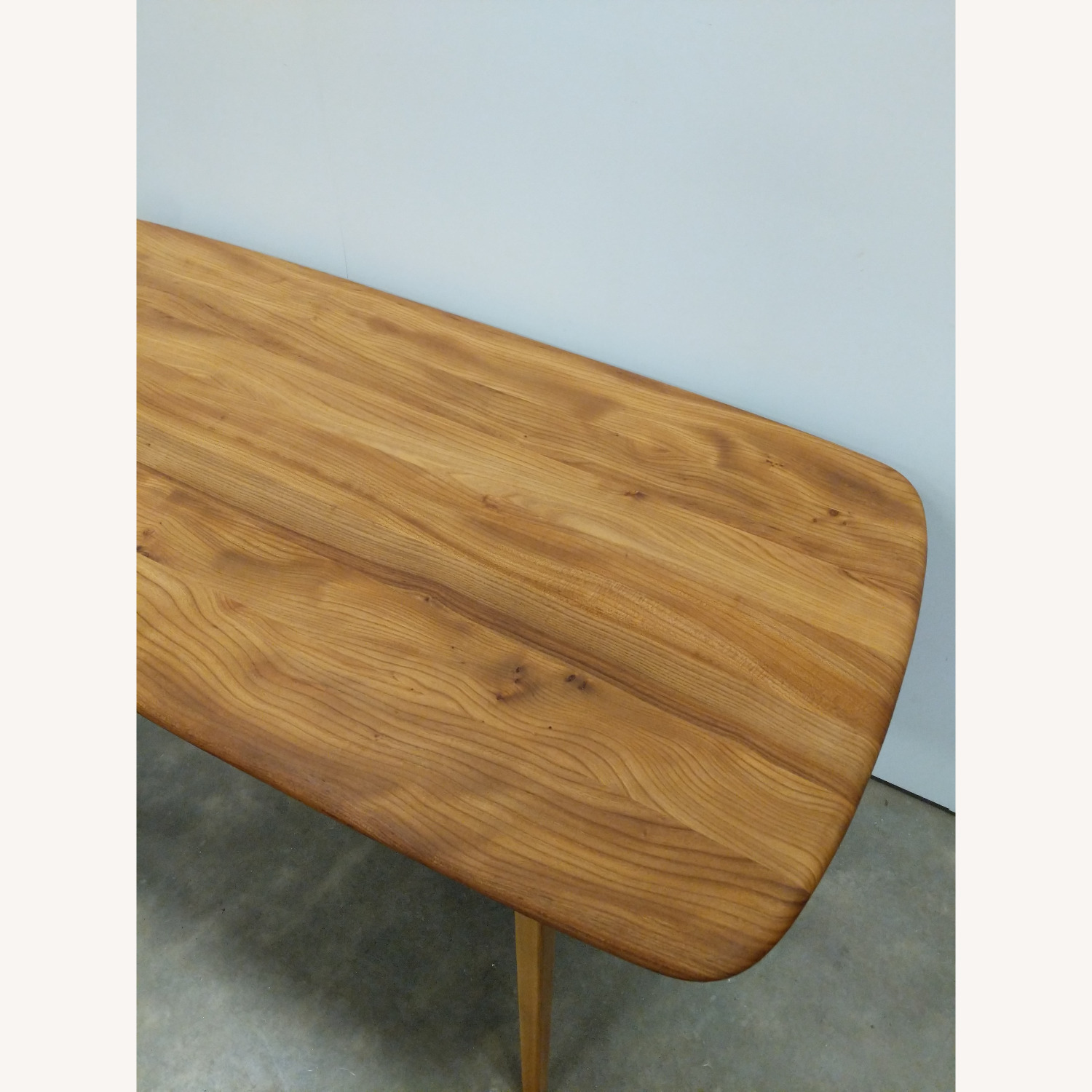 Vintage Ercol Mid Century Elm Plank Dining Table - image-4