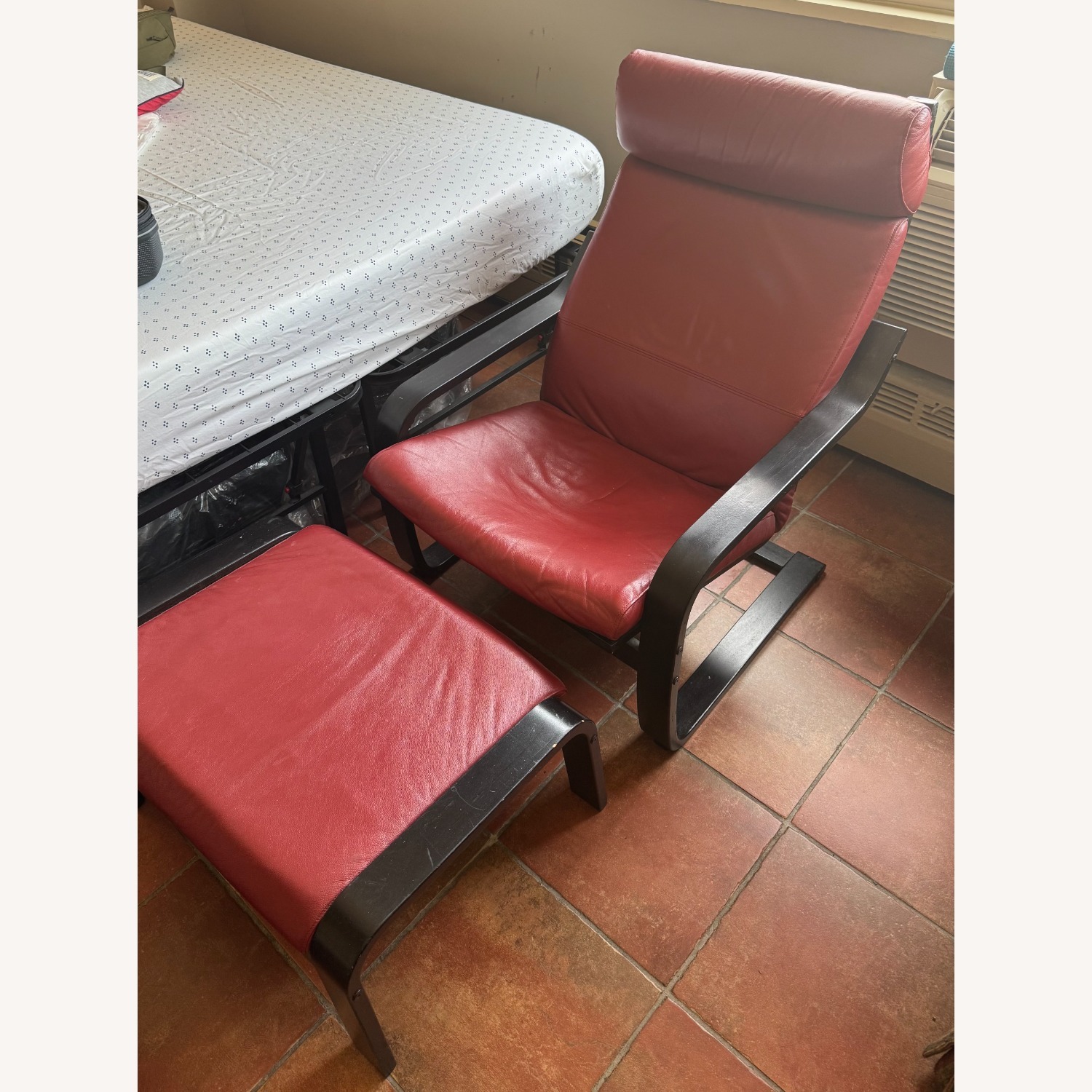 IKEA POANG Armchair and Ottoman - image-3