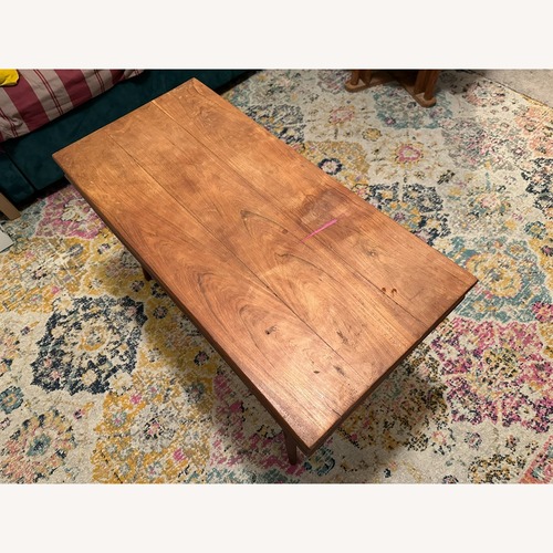 Used Rustic Light Brown Coffee Table from India for sale on AptDeco