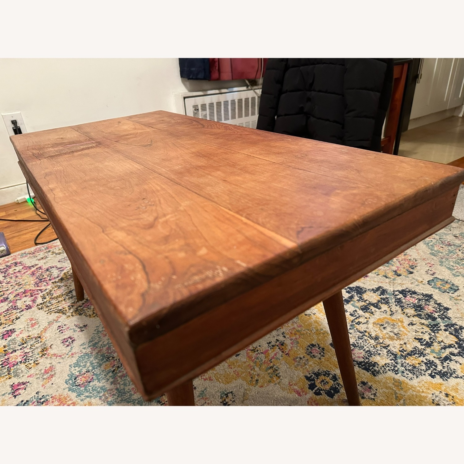 Rustic Light Brown Coffee Table from India - image-2