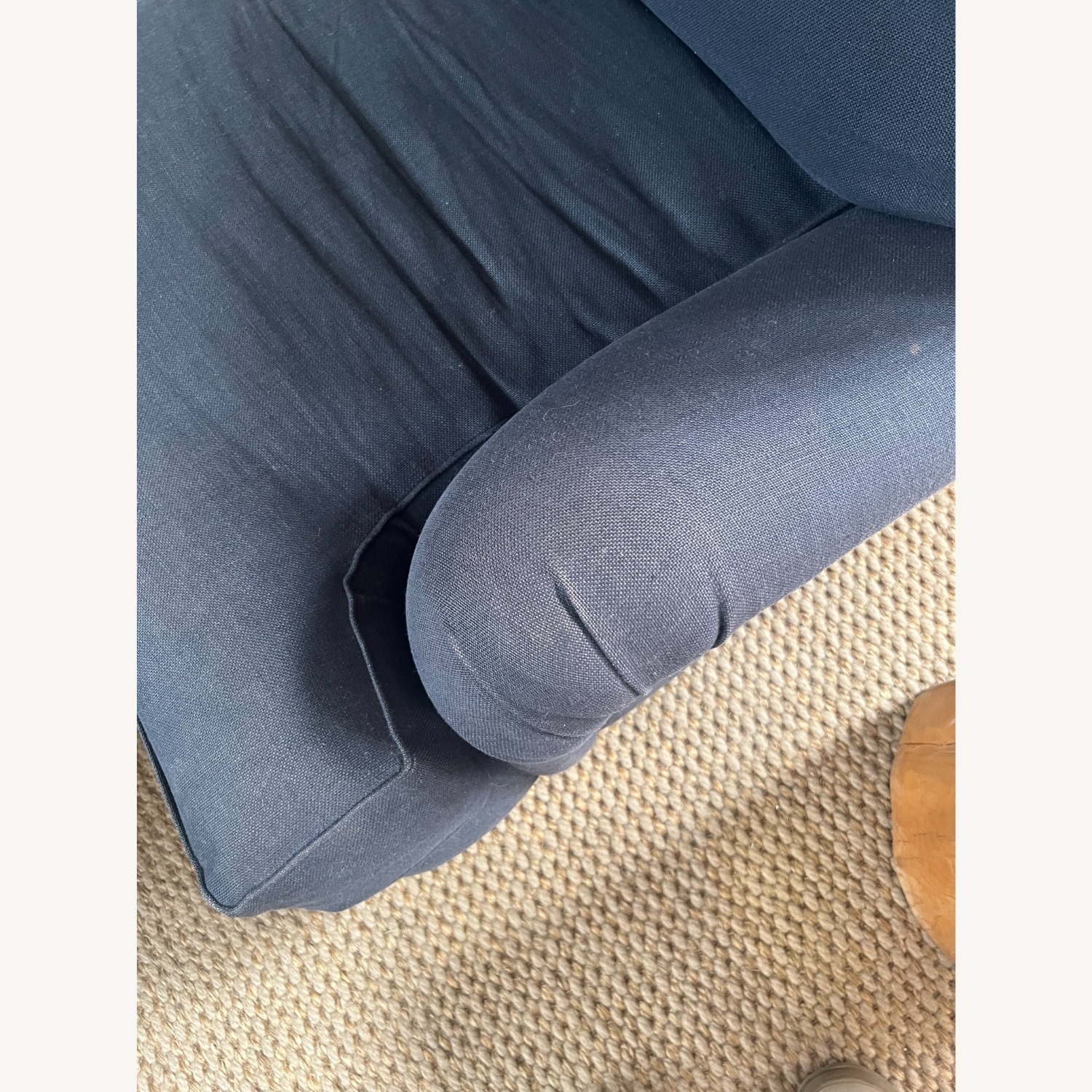 Blue Fabric 3-Piece Sectional - image-4