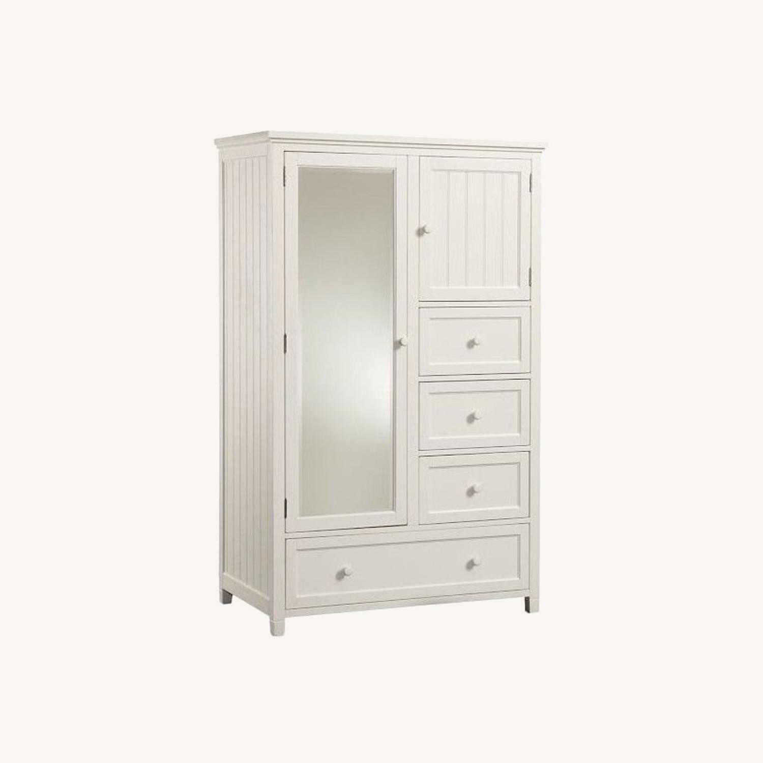Pottery Barn Beadboard Chiffonier Armoire - image-4