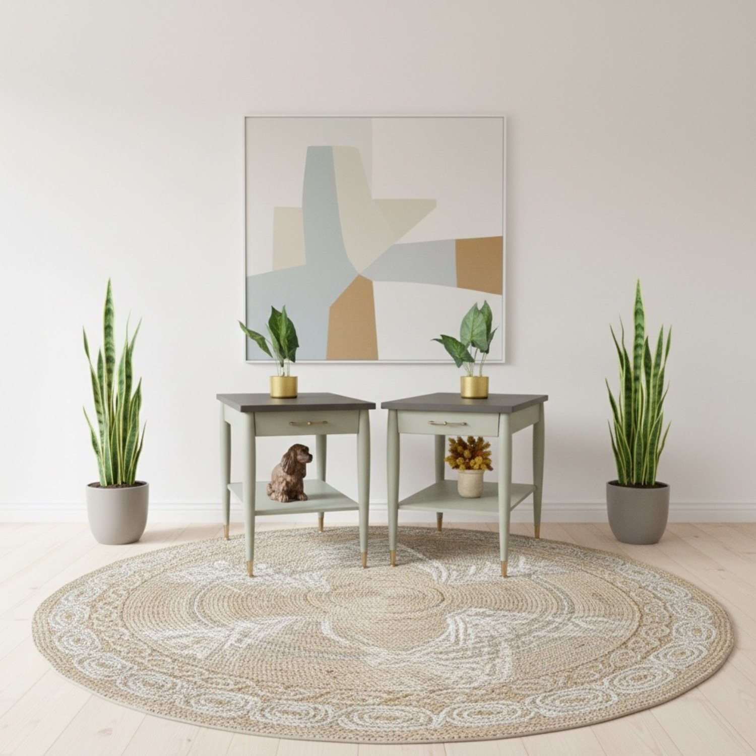 Vintage/Antique Mersman Furniture Side Table - image-2