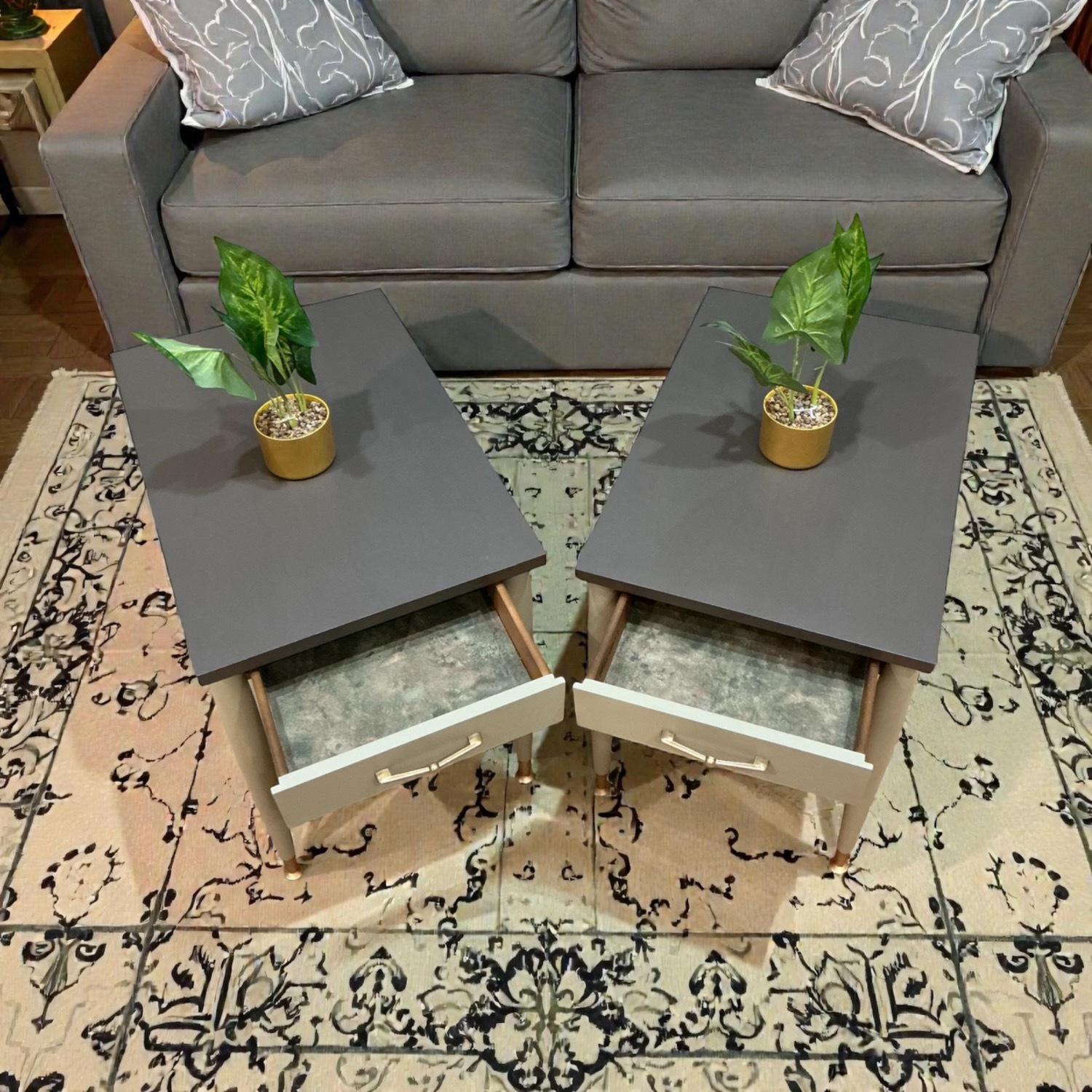 Vintage/Antique Mersman Furniture Side Table - image-4