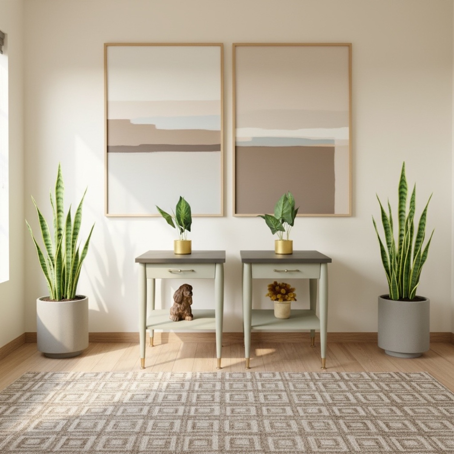 Vintage/Antique Mersman Furniture Side Table - image-1