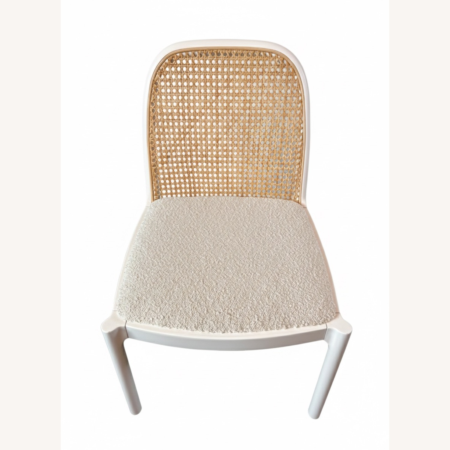 CB2 Nadia White Wood Dining Chairs x 2 - image-3