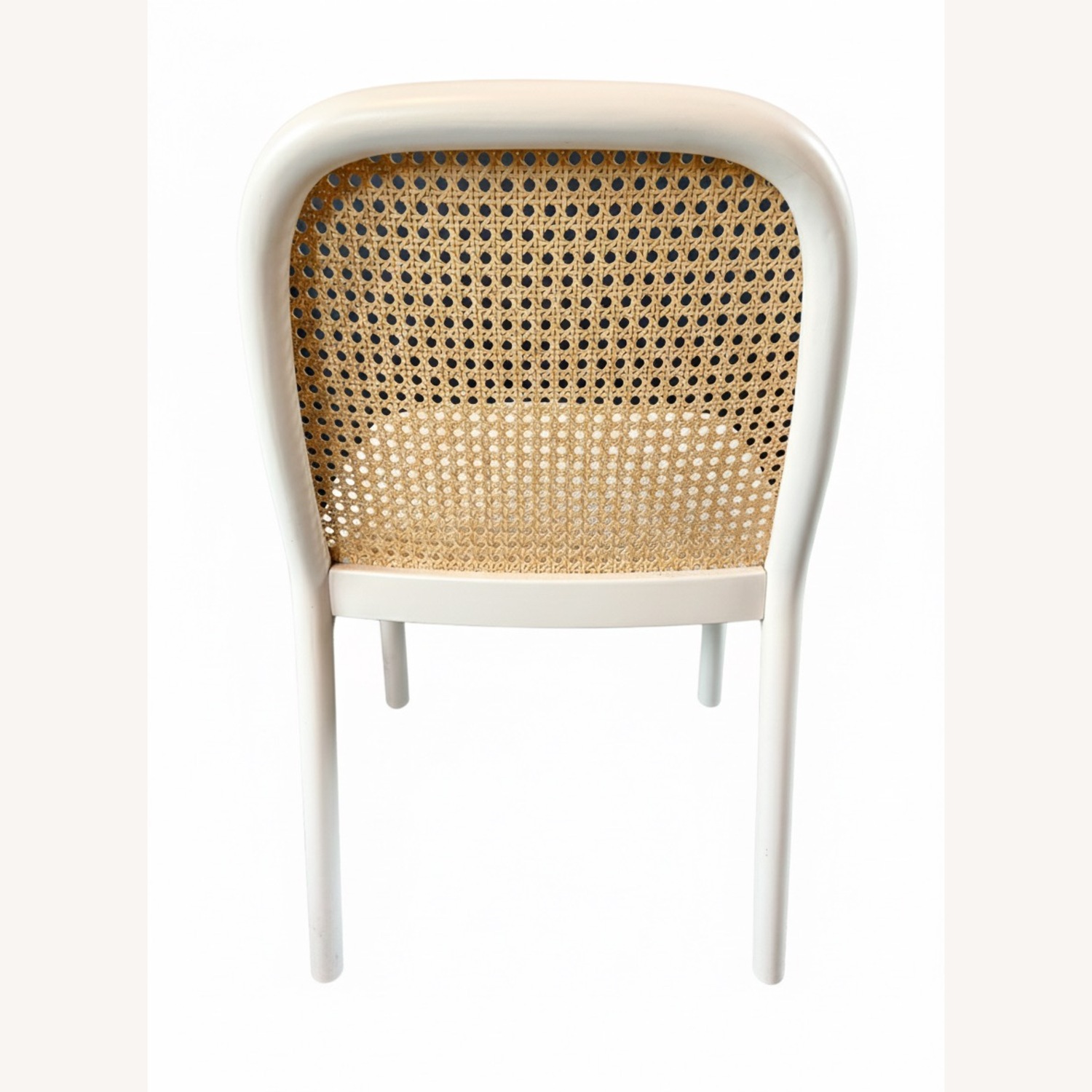 CB2 Nadia White Wood Dining Chairs x 2 - image-5