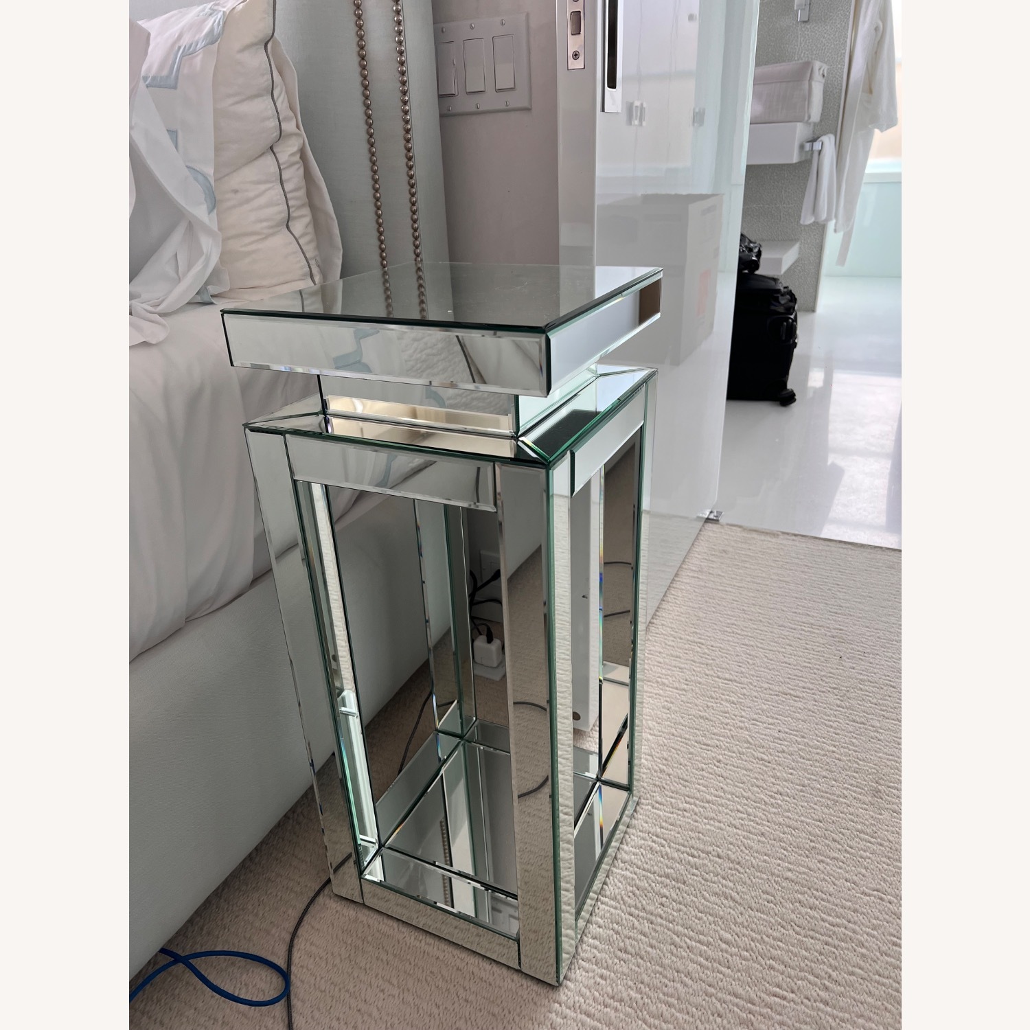 Howard Elliott Mirrored Side Tables - image-3