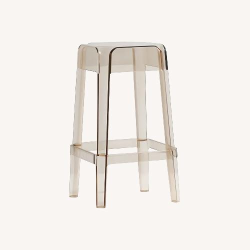 Used Amber Transparent Acrylic Stools for sale on AptDeco