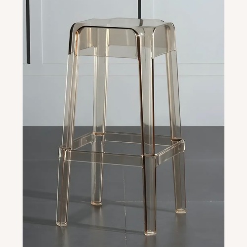 Used Amber Transparent Acrylic Stools for sale on AptDeco