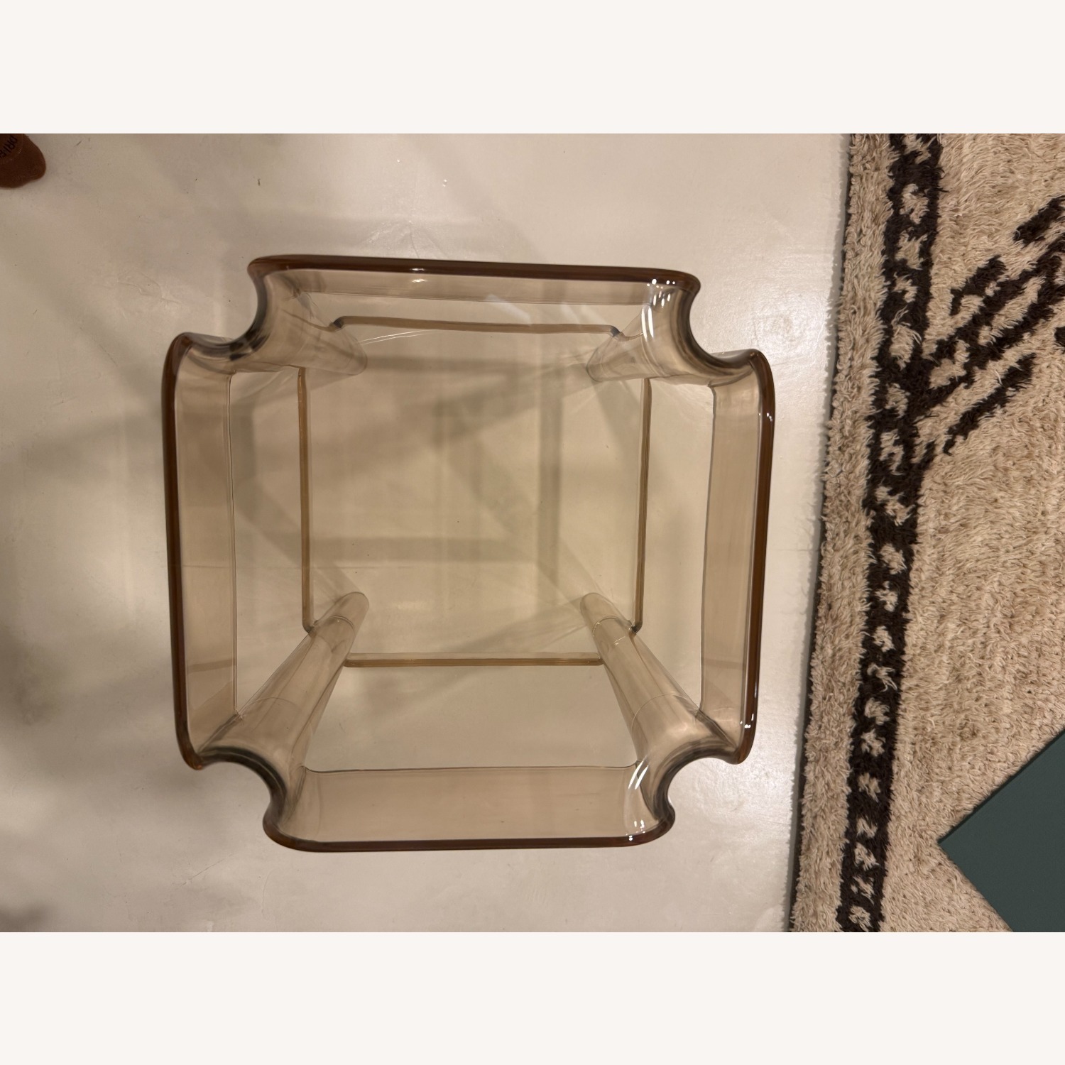 Amber Transparent Acrylic Stools - image-4