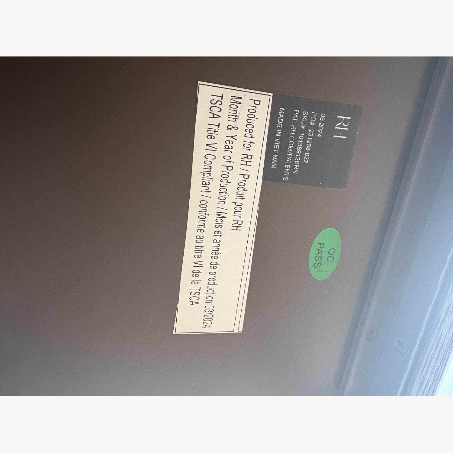 Restoration Hardware  Padua Console Table 60"W - image-1