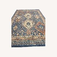 Pottery Barn Mahalia Rug – 8’ × 10’ Midnight Blue