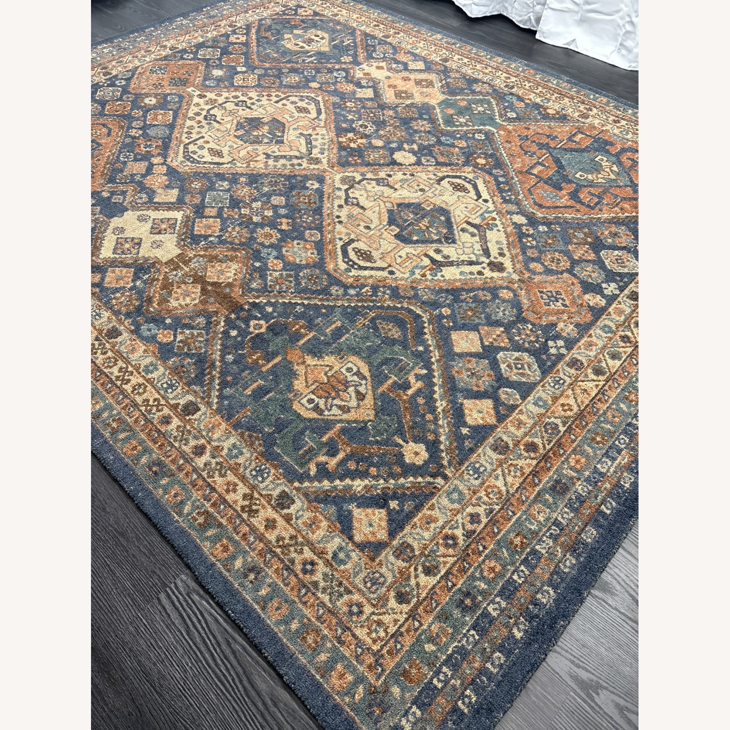 Pottery Barn Mahalia Rug – 8’ × 10’ Midnight Blue - image-5