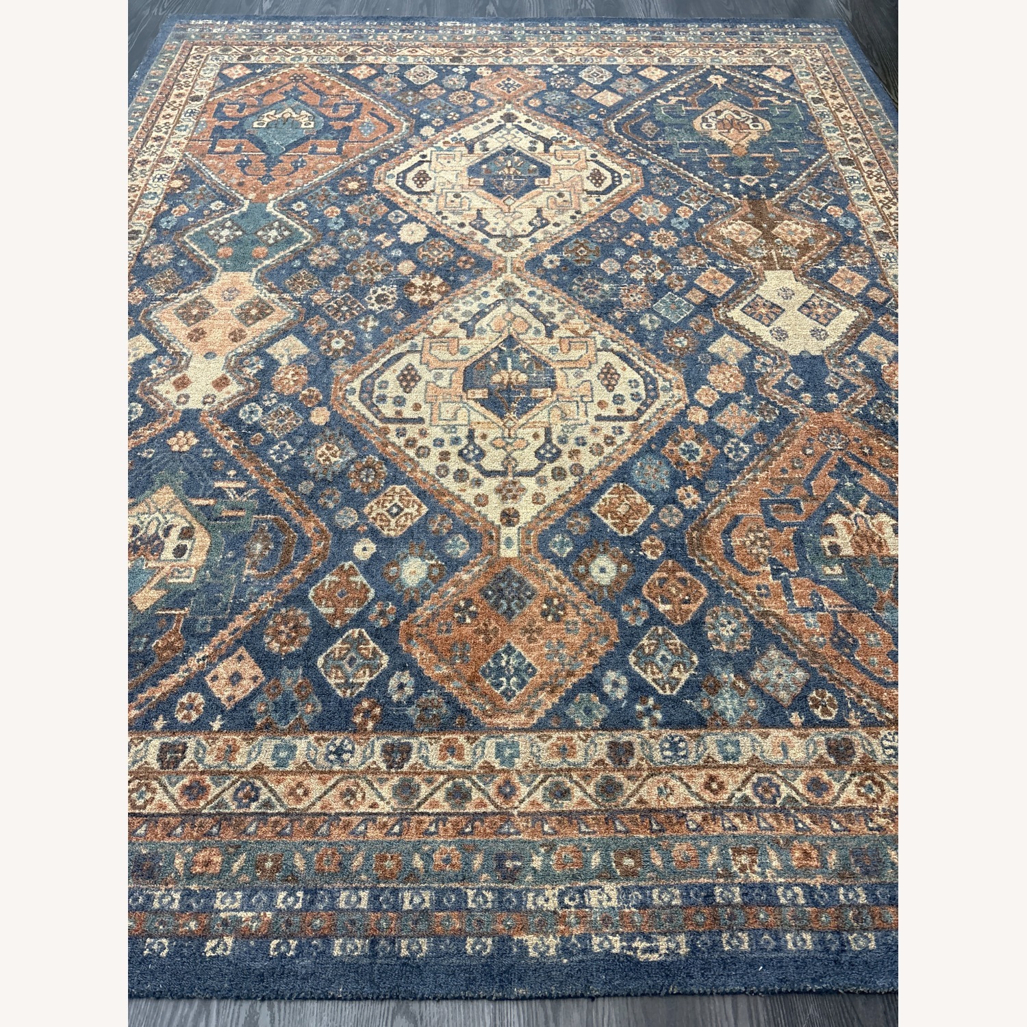 Pottery Barn Mahalia Rug – 8’ × 10’ Midnight Blue - image-2