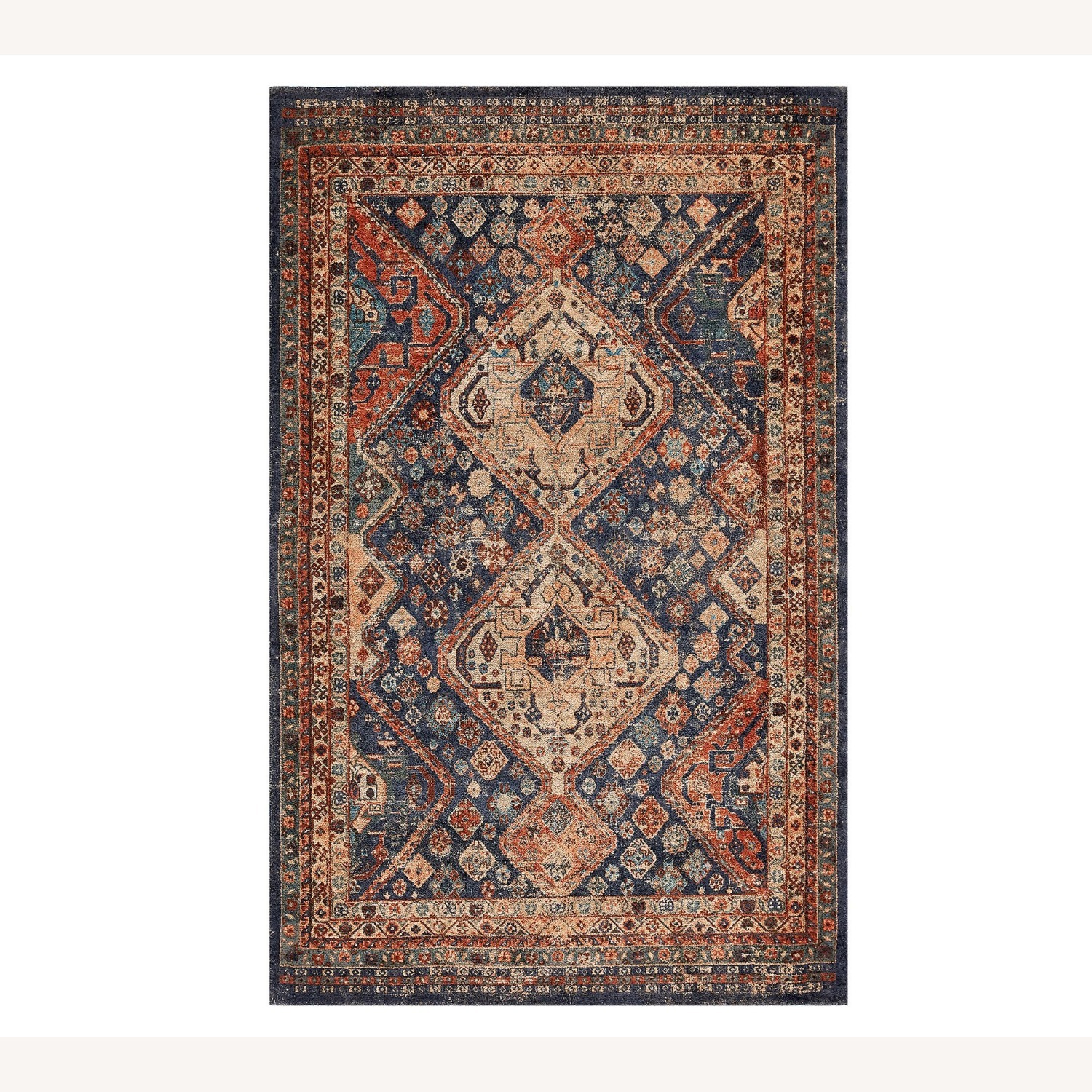 Pottery Barn Mahalia Rug – 8’ × 10’ Midnight Blue - image-15