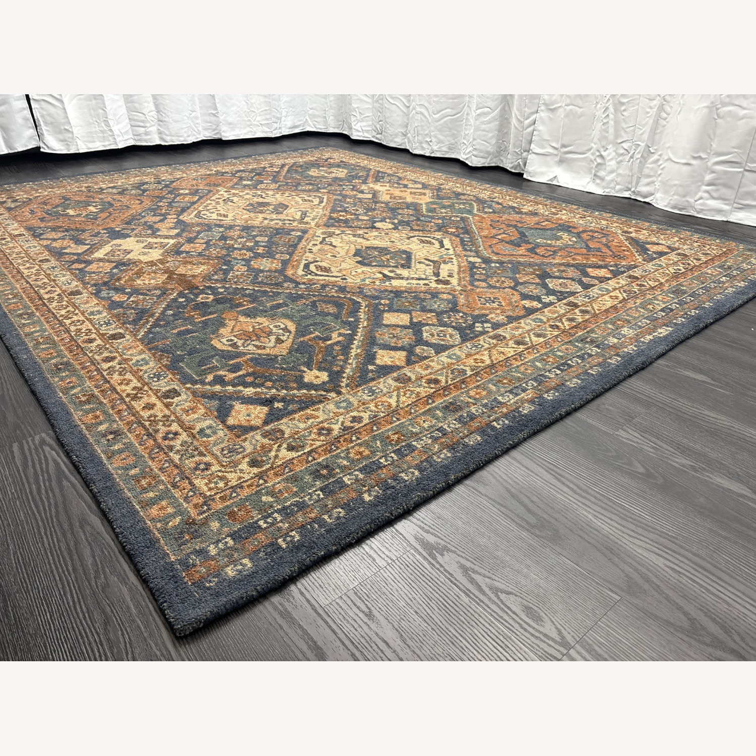 Pottery Barn Mahalia Rug – 8’ × 10’ Midnight Blue - image-9