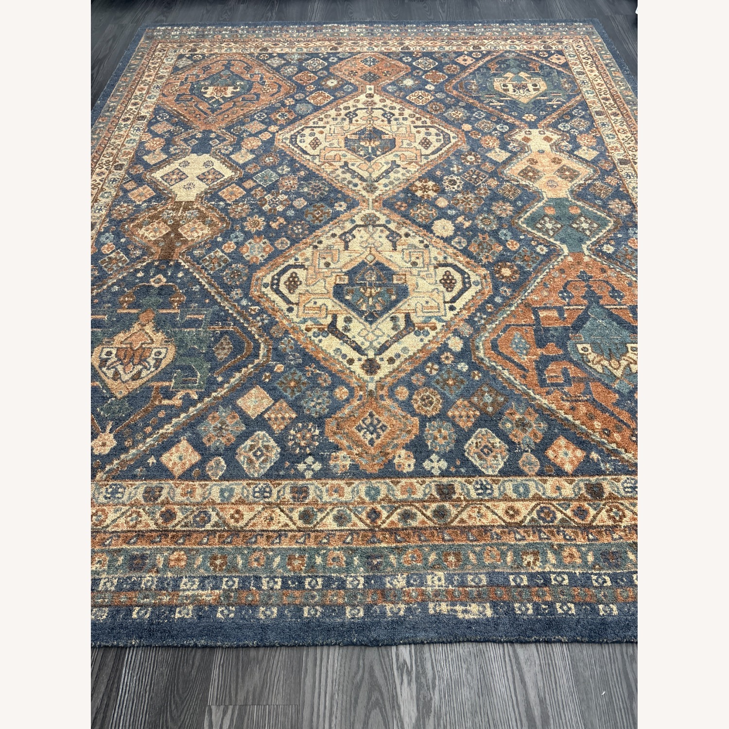 Pottery Barn Mahalia Rug – 8’ × 10’ Midnight Blue - image-7