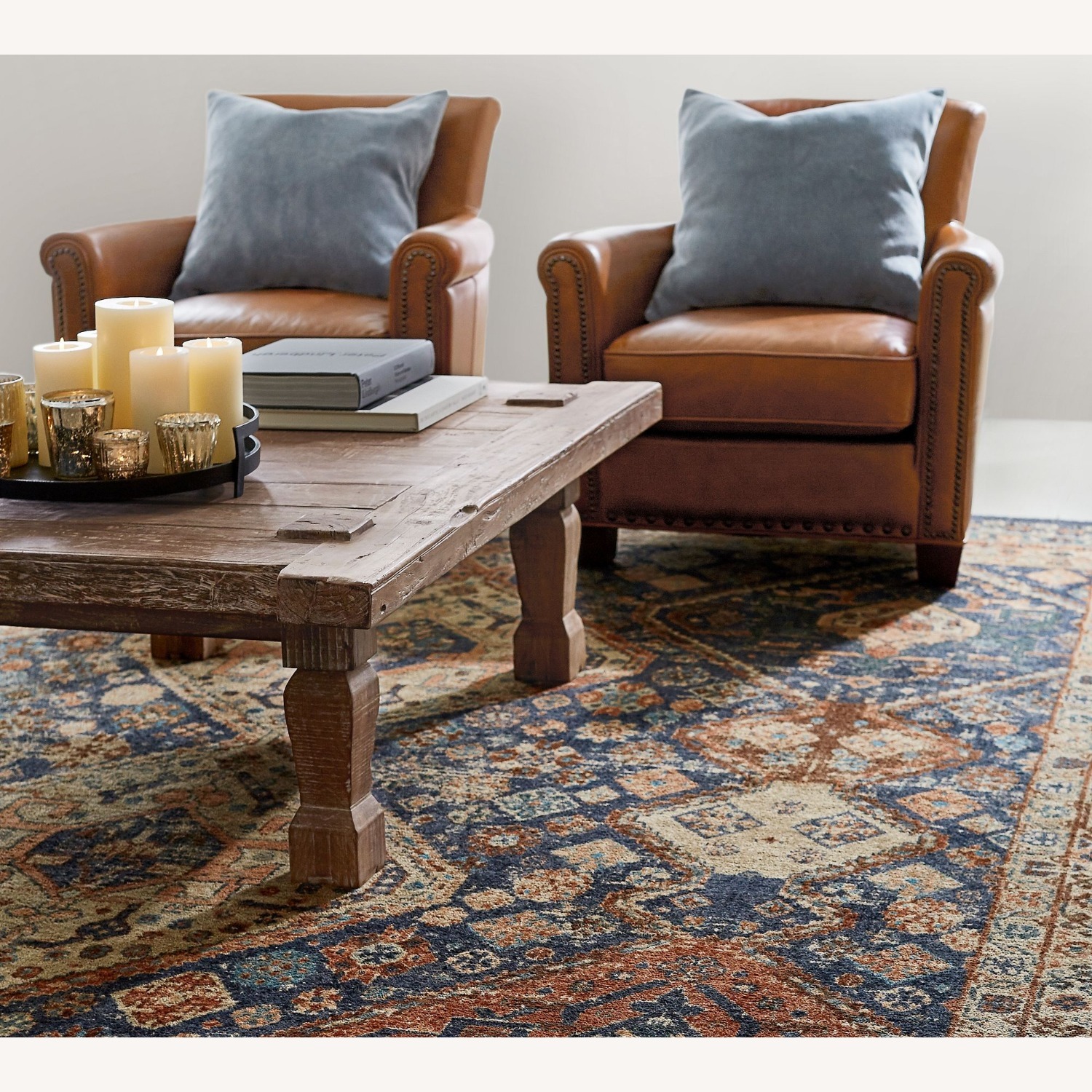 Pottery Barn Mahalia Rug – 8’ × 10’ Midnight Blue - image-14