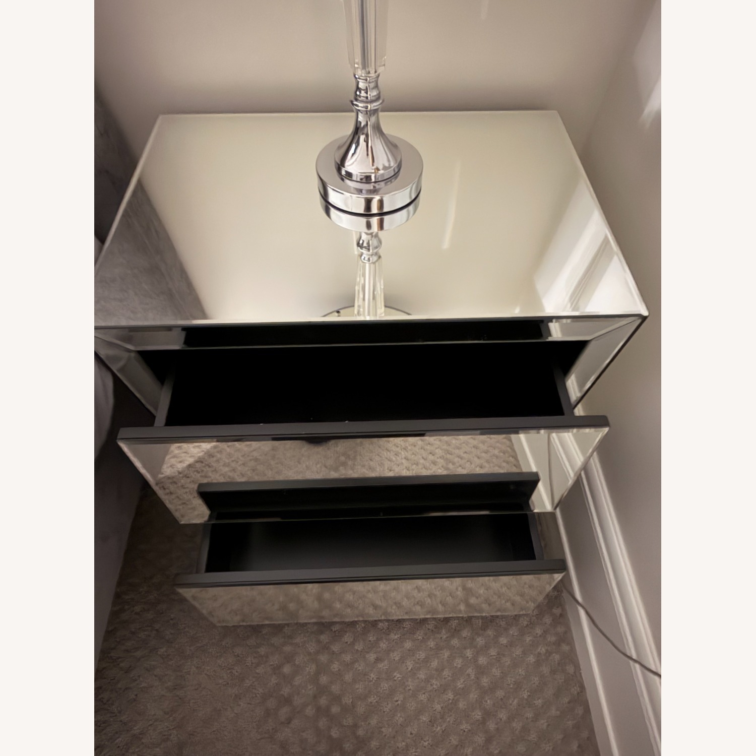Mirrored Nightstands - image-2