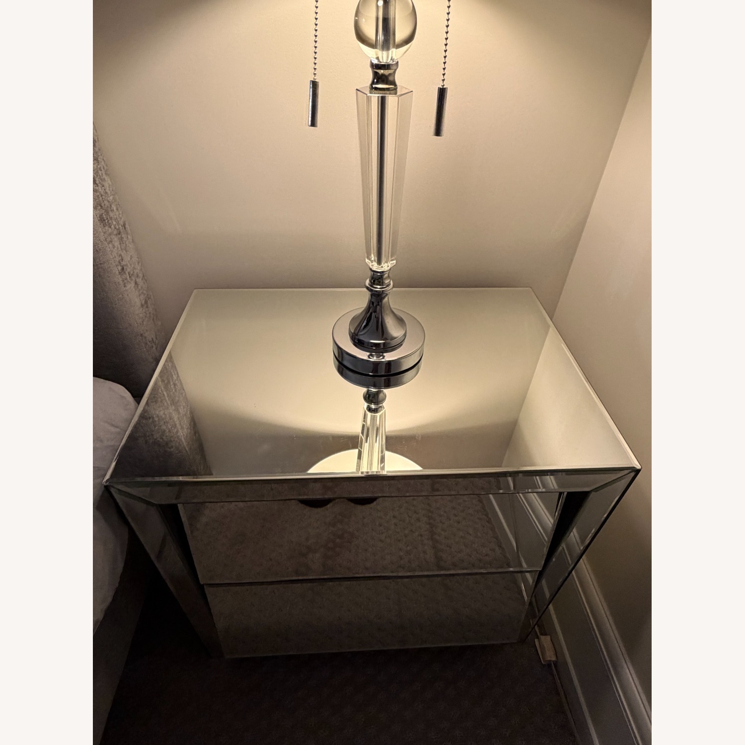 Mirrored Nightstands - image-3