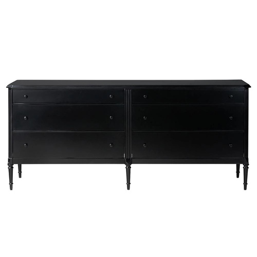 Used Black Iron Kathy Kuo Home Dresser for sale on AptDeco