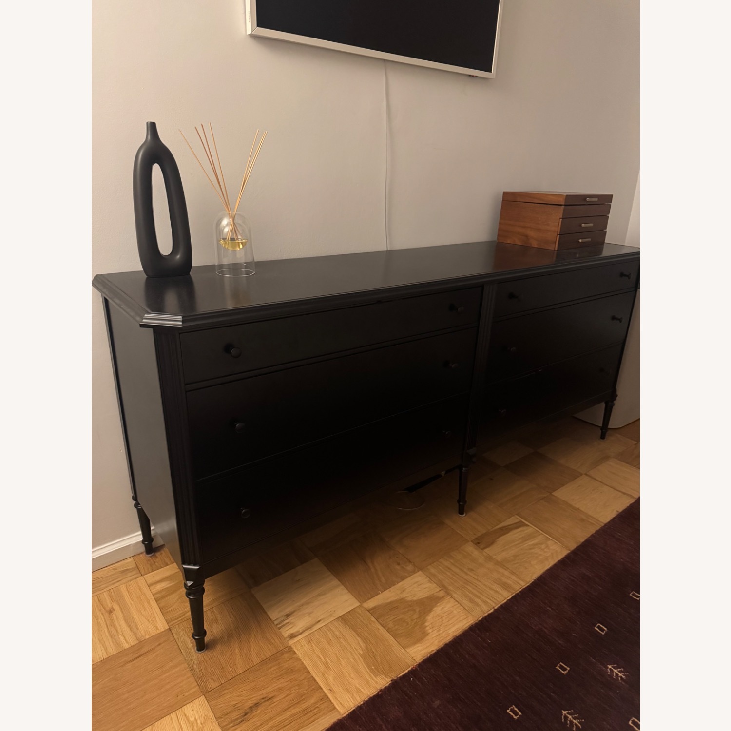 Black Iron Kathy Kuo Home Dresser - image-1