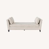 Crate & Barrel Light Gray Marlowe Daybed