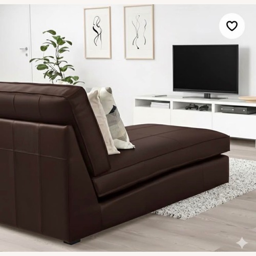 Used IKEA Dark Brown KIVIK Chaise Longue for sale on AptDeco