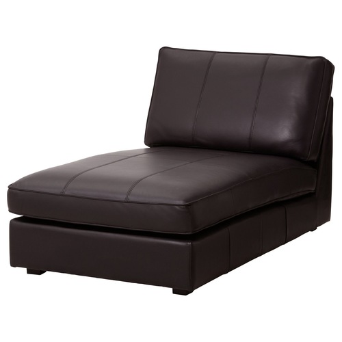 Used IKEA Dark Brown KIVIK Chaise Longue for sale on AptDeco