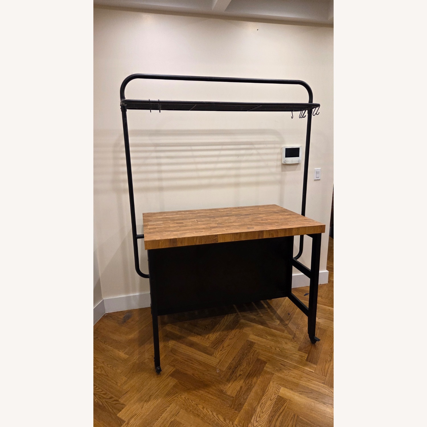 IKEA Vadholma Black Wood Kitchen Island - image-3