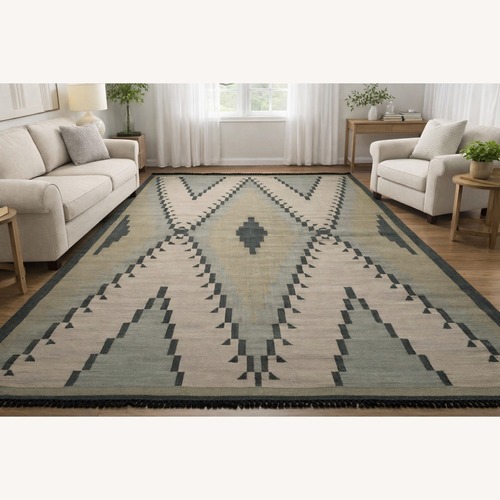 Used Pottery Barn Lael Handwoven Rug – 10’ x 14’  for sale on AptDeco