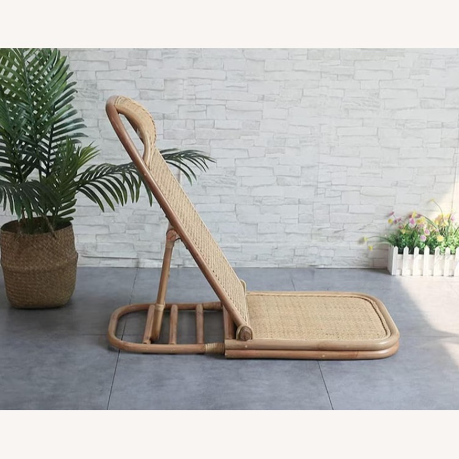Bamboo Garden Chairs, Set of 2 - image-1