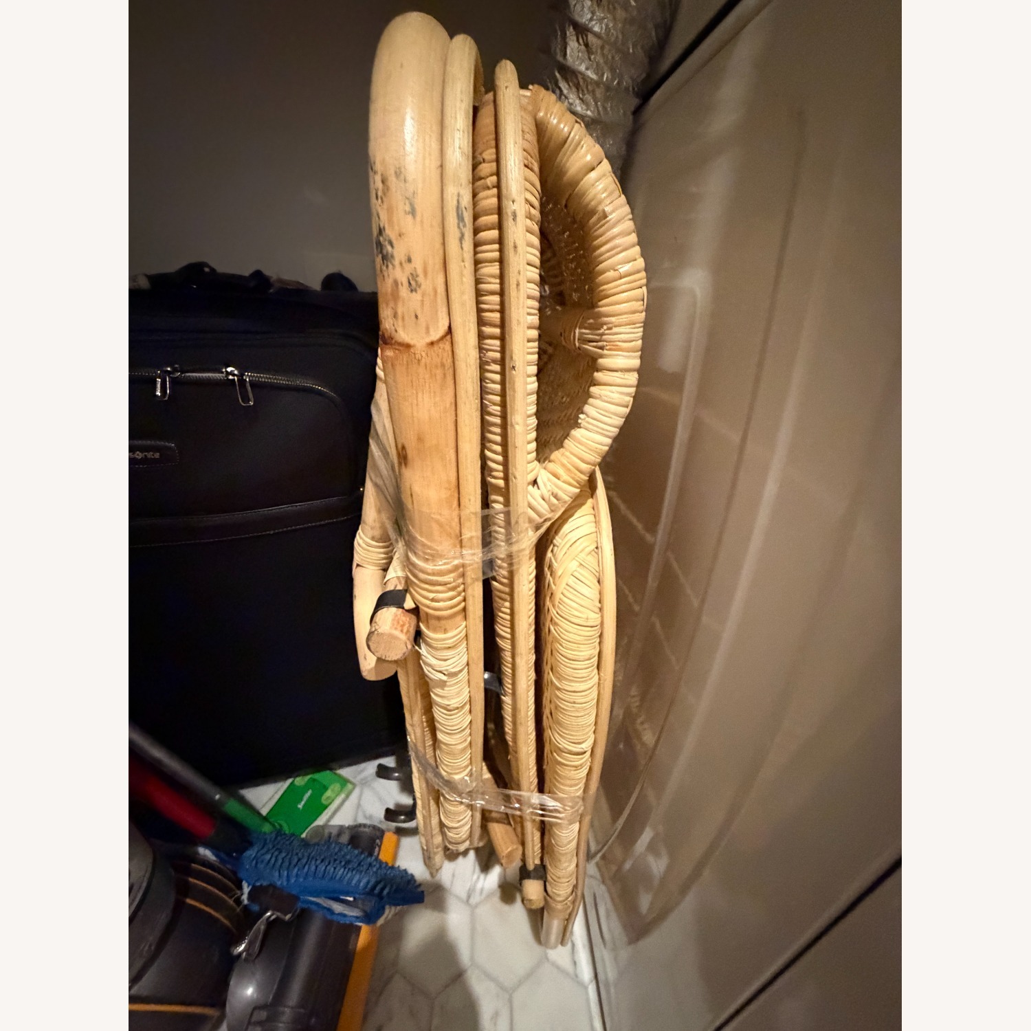 Bamboo Garden Chairs, Set of 2 - image-2