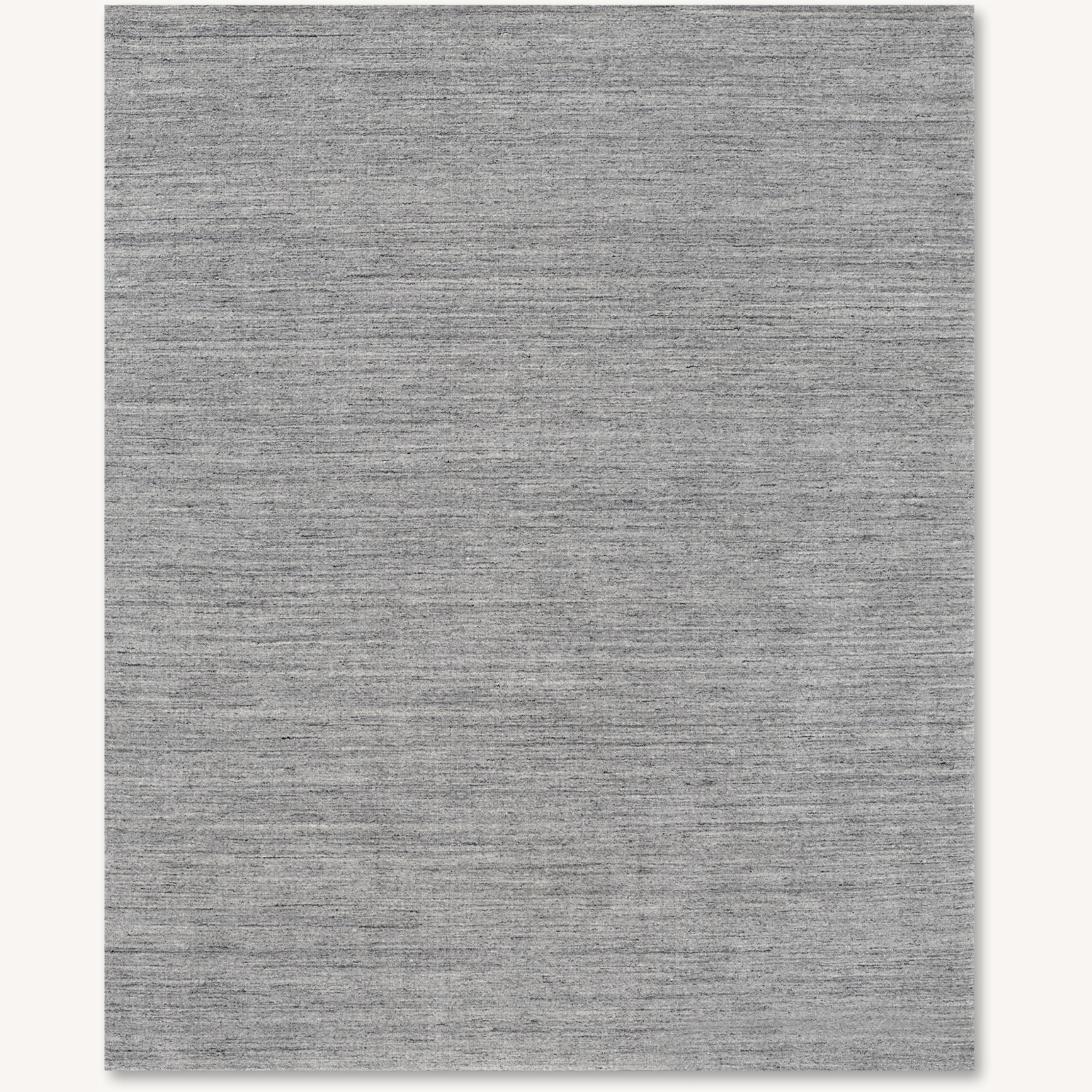 Restoration Hardware Amara Wool Rug – Marled Light Grey (8x10) - image-0