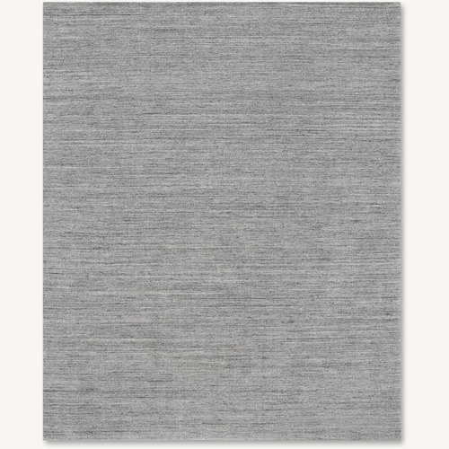 Used Restoration Hardware Amara Wool Rug – Marled Light Grey (8x10) for sale on AptDeco