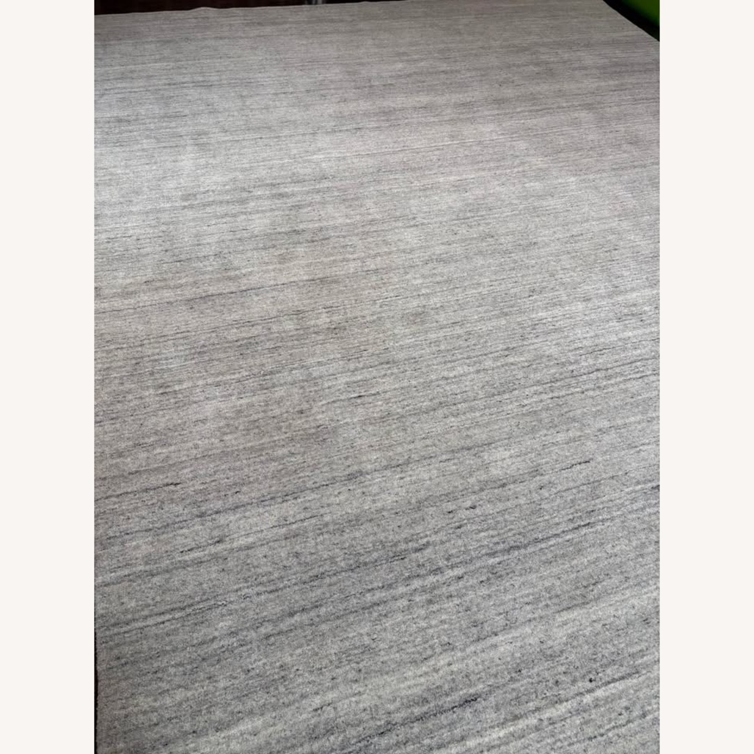 Restoration Hardware Amara Wool Rug – Marled Light Grey (8x10) - image-2