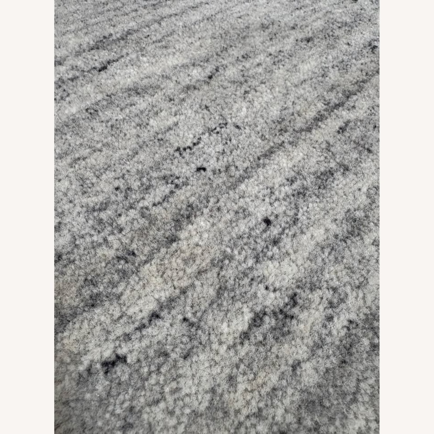 Restoration Hardware Amara Wool Rug – Marled Light Grey (8x10) - image-8