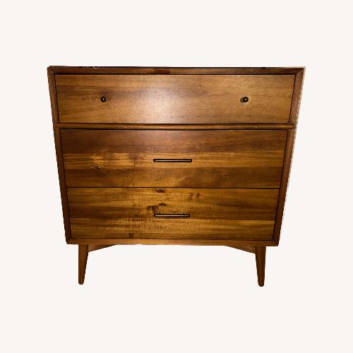 Used West Elm Dark Brown Mid-Century 3-Drawer Dresser (36") for sale on AptDeco