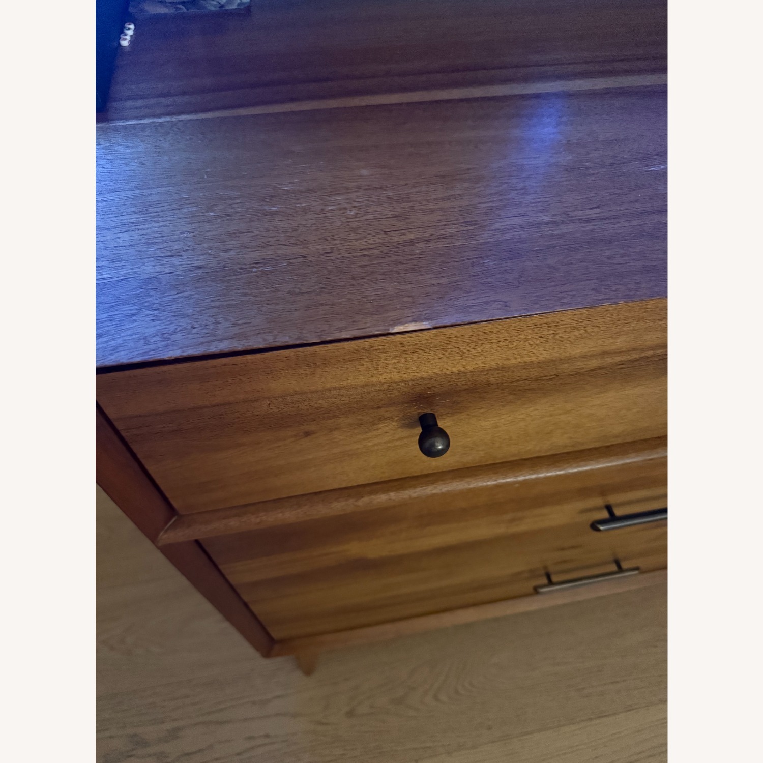 West Elm Dark Brown Mid-Century 3-Drawer Dresser (36") - image-4