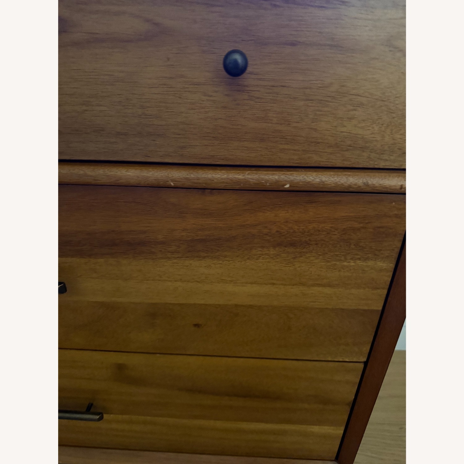 West Elm Dark Brown Mid-Century 3-Drawer Dresser (36") - image-5