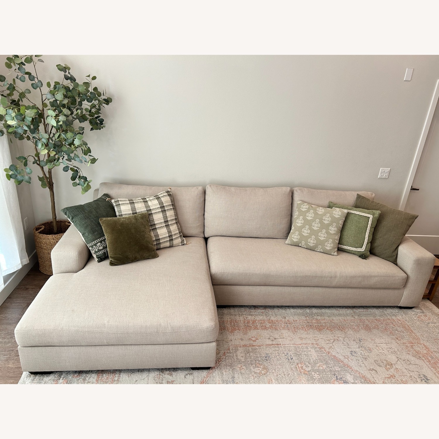 Pottery Barn Big Sur Right Arm Upholstered Sofa  - image-2